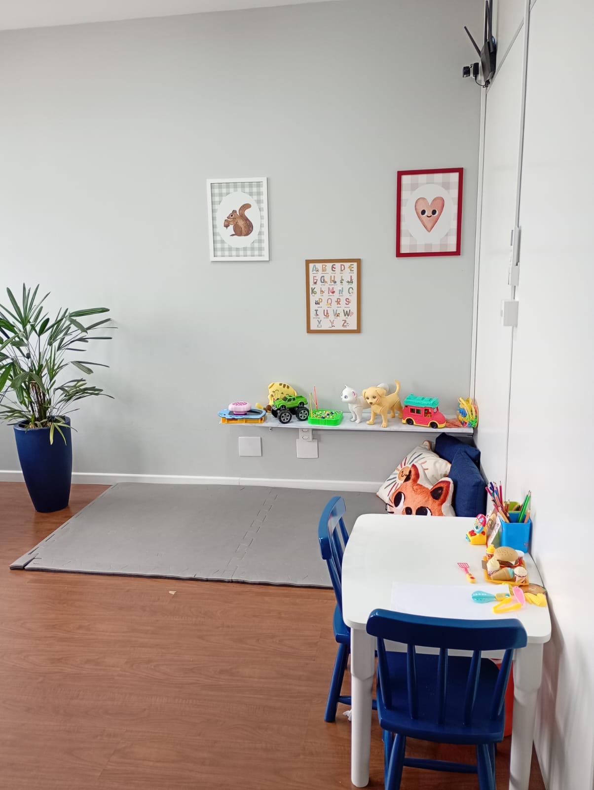 Sala lúdica para atendimento infantil